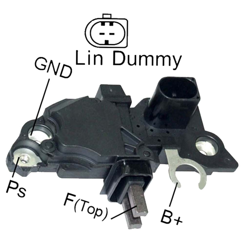 ALT. KONJEKTOR 12V LIN-DUMMY(X) TERMINAL MERCEDES BENZ - SMART / AUDI / VOLKSWAGEN / CHRYSLER 90 AMP / 150 AMP (F00