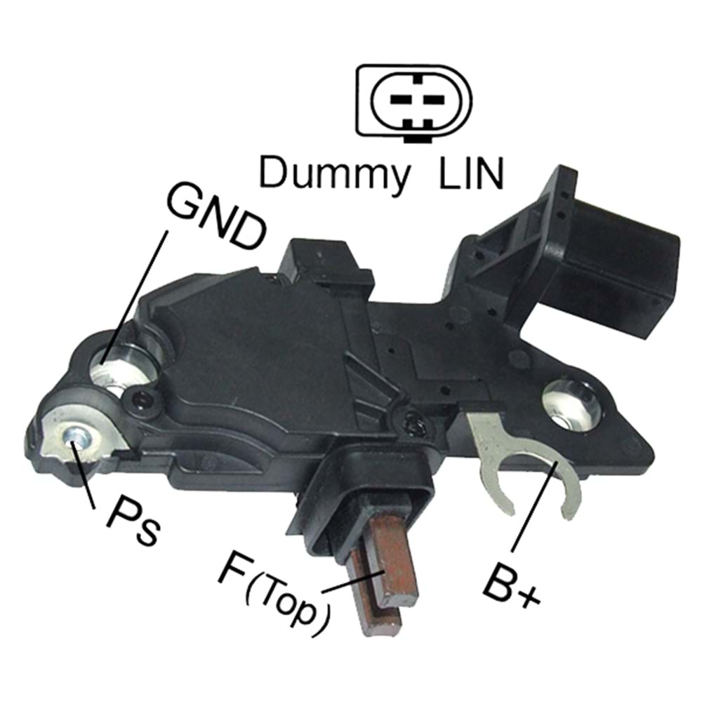 ALTERNATOR KONJEKTOR 12V LIN-X(DUMMY) TERMINAL MERCEDES BENZ SERVICING: BOSCH 0124525054 - 055 - 161 150 AMP