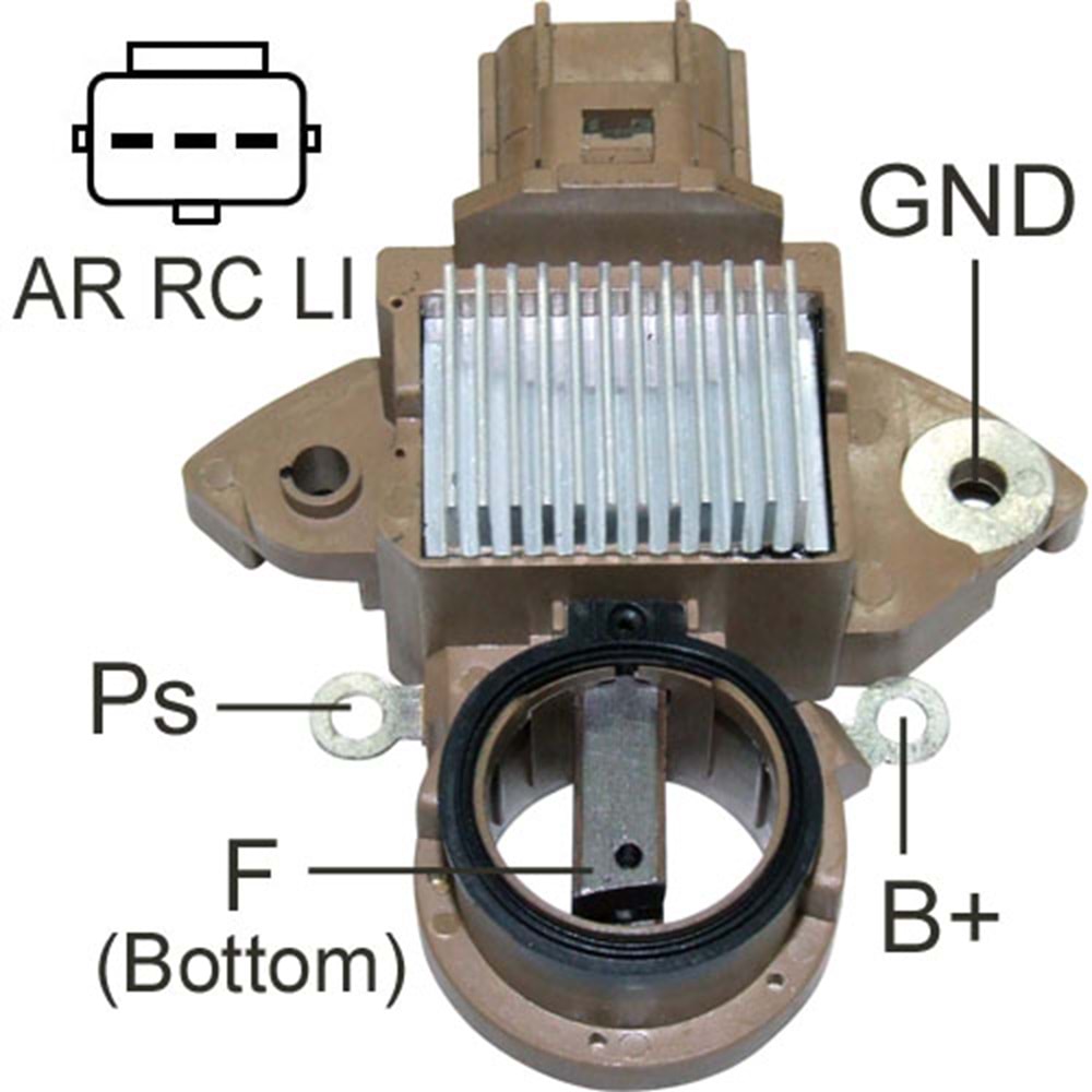 ALT. KONJEKTOR 12V LI-RC-AS TERMINAL FORD FUSION - FORD TRANSIT - FORD FOCUS 2.0L 2008-2010 / MAZDA 150 AMP