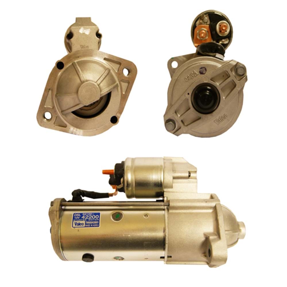 MARS MOTORU 12V 2,0 KW 10 DIS MITSUBISHI L300 2.5 TD Y.M. / HYUNDAI H1 - STAREX 2.5 TD Y.M. (36100-42200)