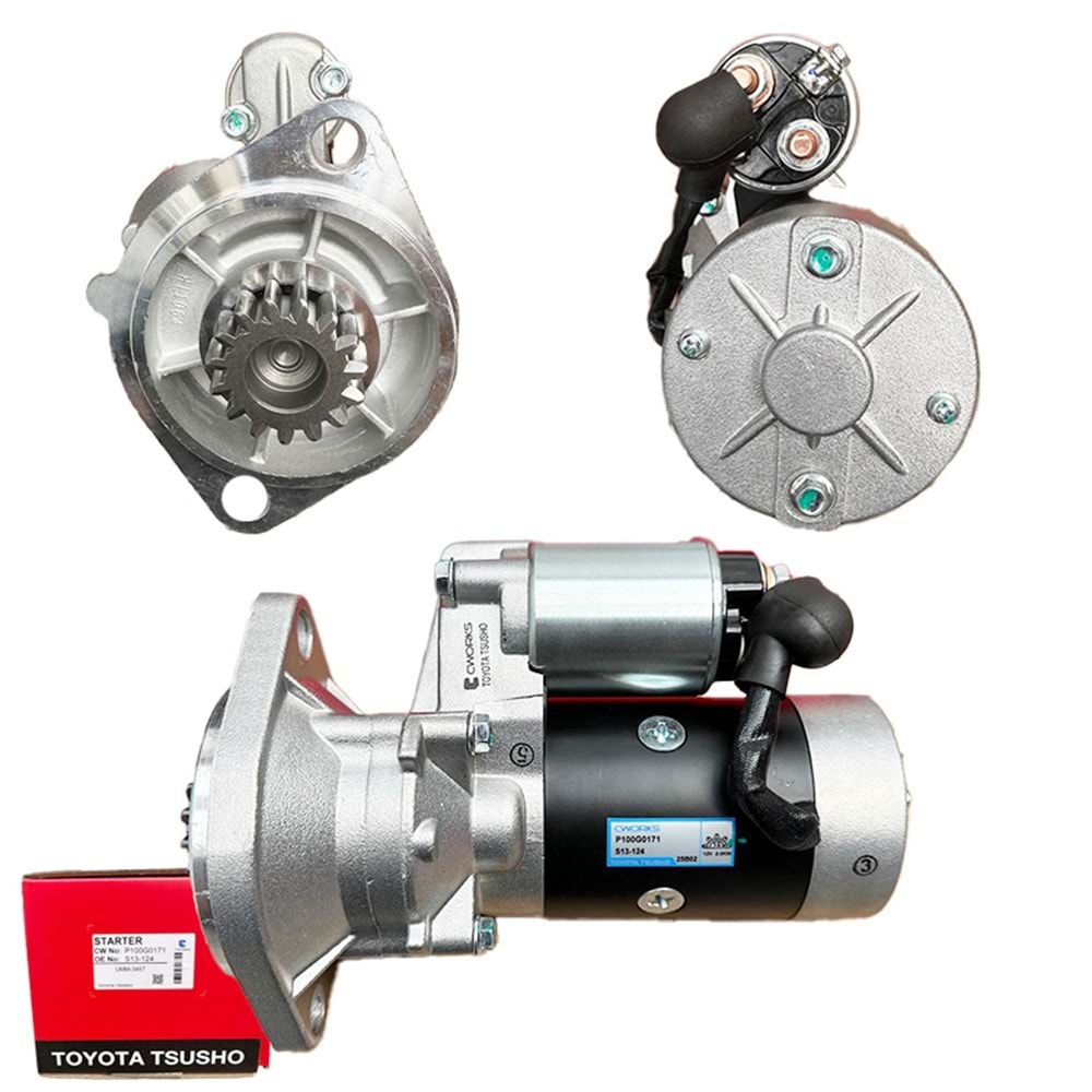 MARS MOTORU (TOYOTA TSUSHO) 12V 2,0 KW 15 DIS YANMAR / THERMOKING (S13-124)