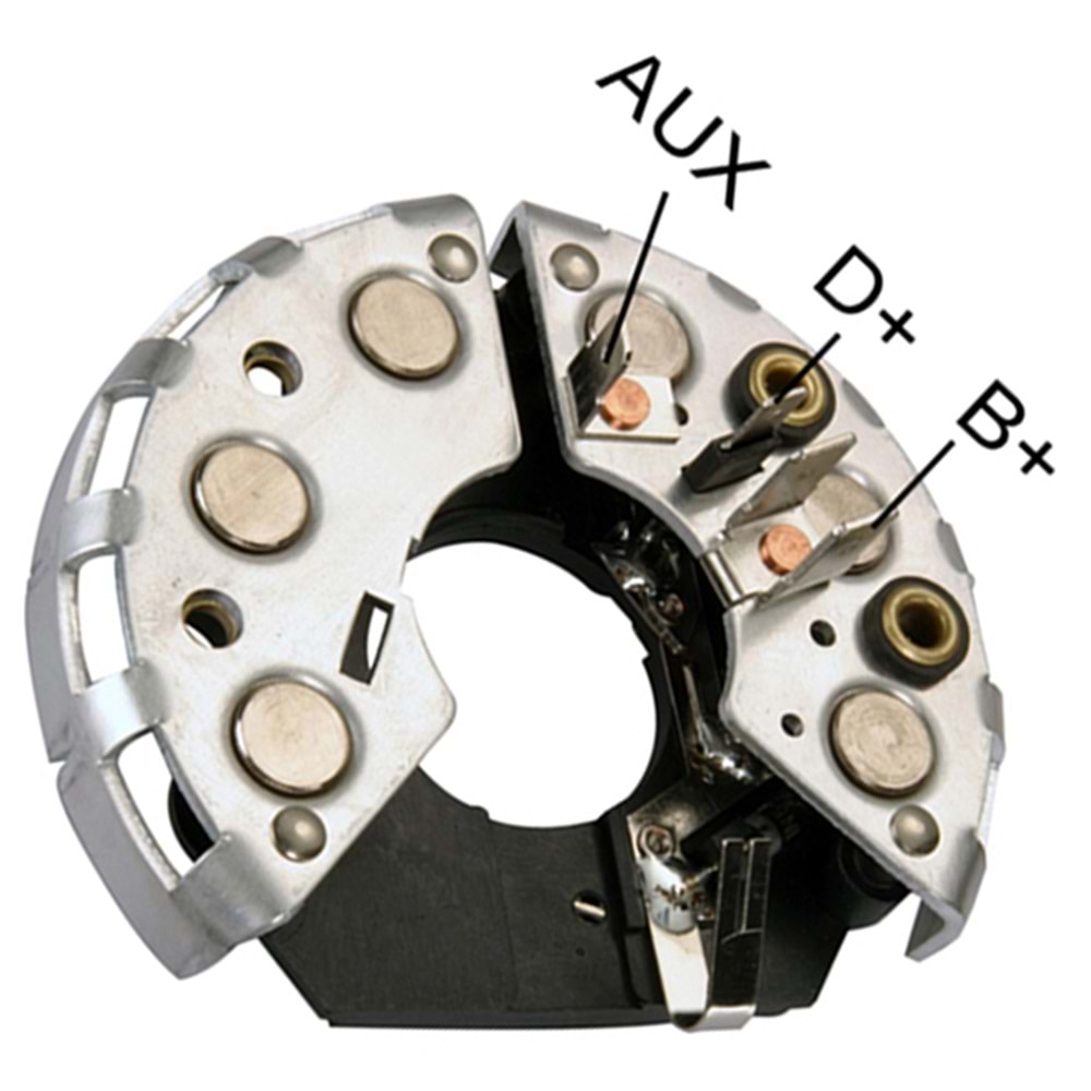 ALTERNATOR DIOT TABLASI MERCEDES / AUDI / BMW / VOLKSWAGEN / FORD 4 FIS E.M. 114MM