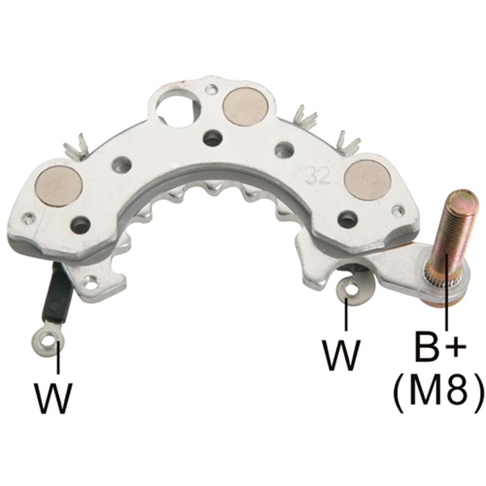 ALTERNATOR DIOT TABLASI OPEL COMBO / CORSA / VECTRA 115MM
