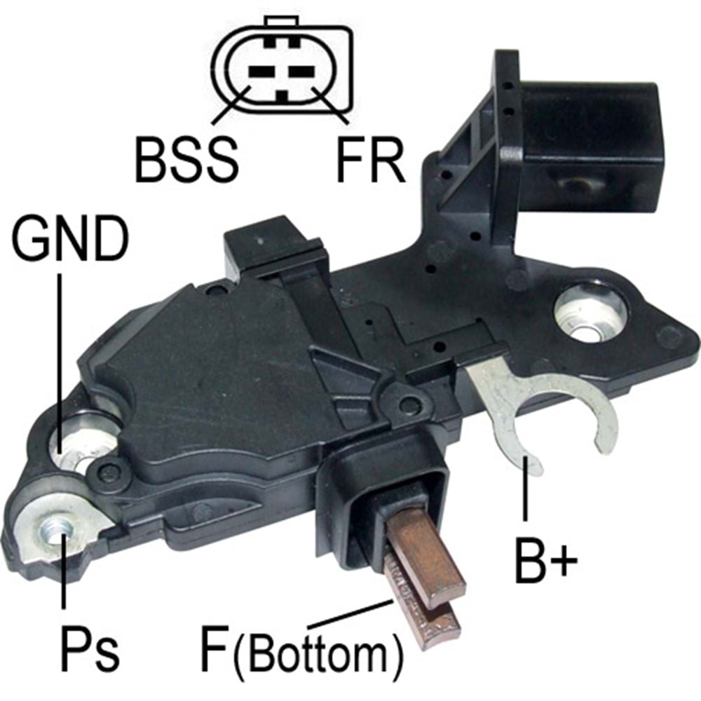 ALT. KONJEKTOR 12V BSS(COM)-FR(DFM) MERCEDES SERVICING: BOSCH 0124625014 - 015 - 045 200 AMP