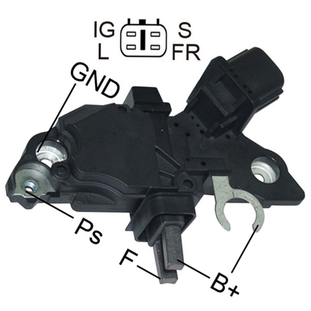 ALT. KONJEKTOR 12V TOYOTA COROLLA 1,4/1,6 (99-01) / TOYOTA AVENSIS 1,6I/18I (02-03)