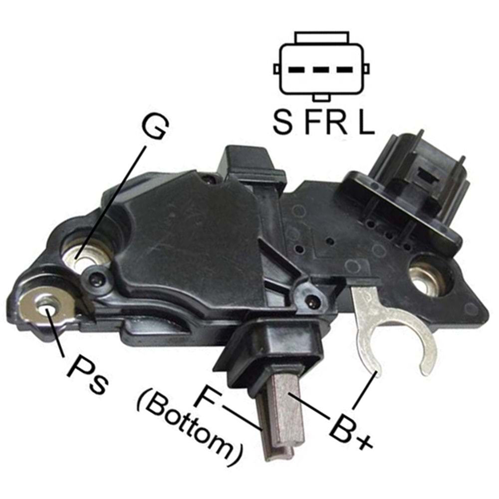 ALT. KONJEKTOR 12V FORD COURIER / FIESTA / KA 14MM