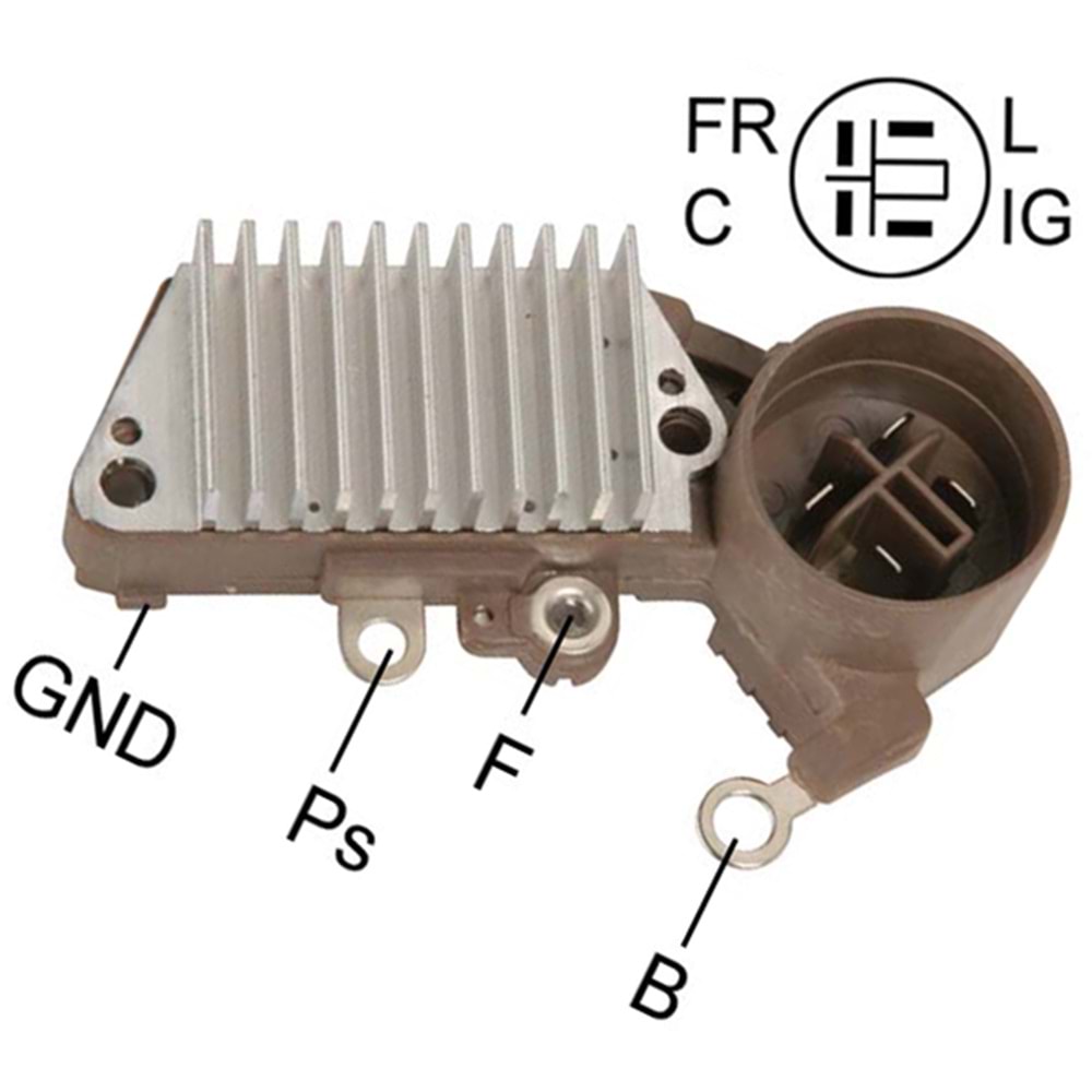 ALTERNATOR KONJEKTOR 12V 63,5 MM HONDA 4 FIS 63,5MM