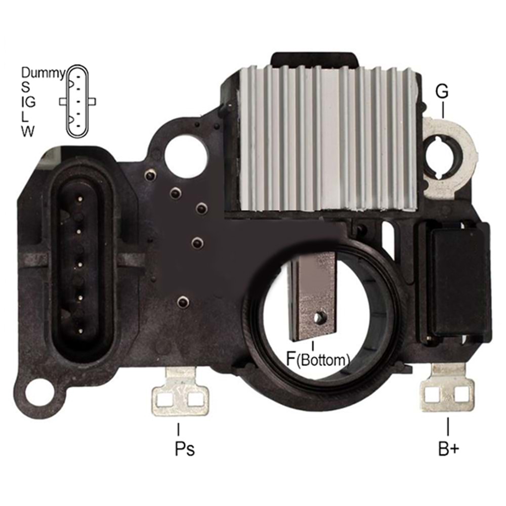 ALTERNATOR KONJEKTOR 24V DEUTZ MOTORLU DORUK OTOBUS (A4TA8591) (UWA-3733) 5 FISLI