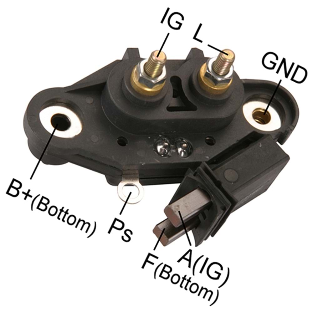 ALTERNATOR KONJEKTOR 12V VOLWAGEN / AUDI / MERCEDES BENZ CIFT CIVATALI E.M.