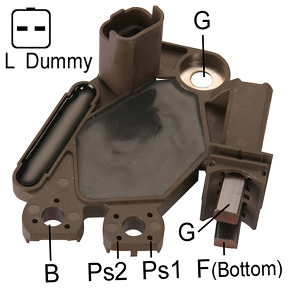 ALT. KONJEKTOR 12V YENI MODEL CITROEN / PEUGEOT PLASTIK AYAKLI