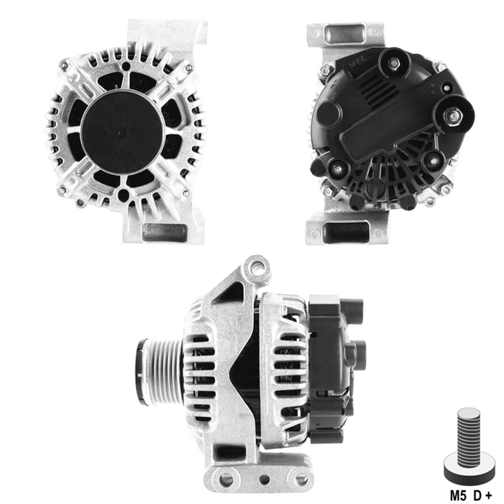 ALT. ALTERNATOR 12V 90 AMP OPEL ASTRA - COMBO - CORSA 1.3 CDTI / FIAT DOBLO - FIORINO 1.3 JTD
