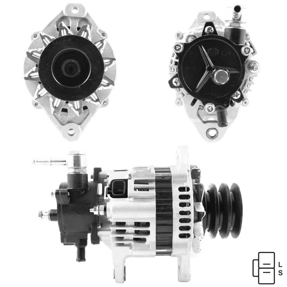 ALTERNATOR (TOYOTA TSUSHO) 24V 50 AMP ISUZU CHAMPION NQR Y.M. TEK FIS (4HF1-4HG1-4HJ1)