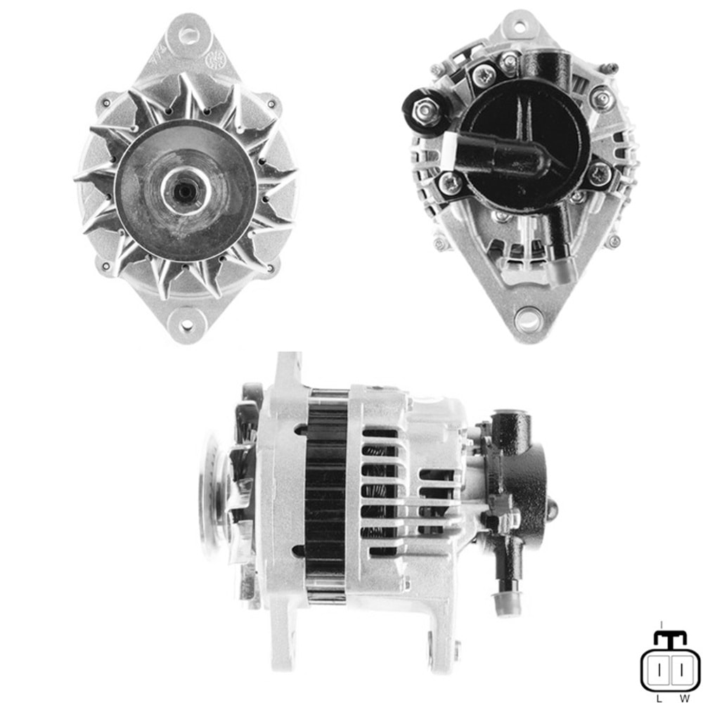 ALTERNATOR (TOYOTA TSUSHO) 12V 70 AMP OPEL COMBO - ASTRA 1.7 TD - CORSA 1.5 TD (X17DT / TC4EE1)