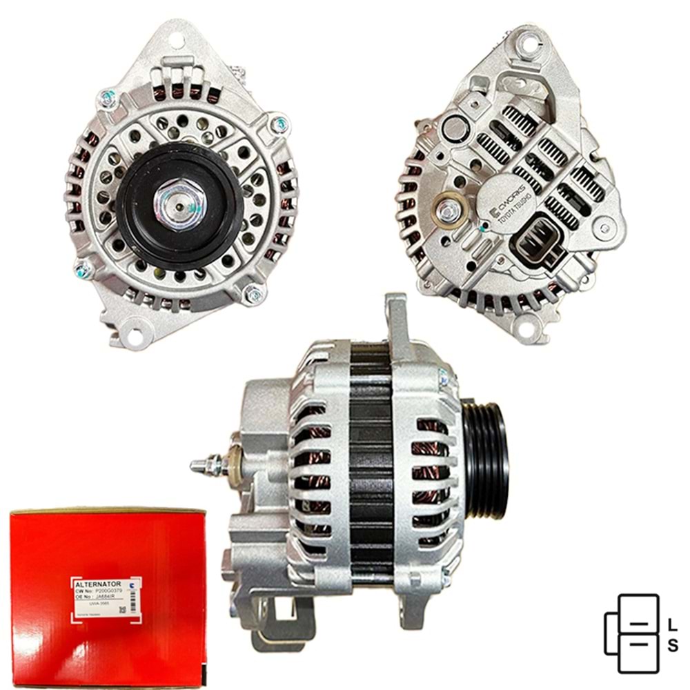 ALTERNATOR (TOYOTA TSUSHO) 12V 95 AMP HYUNDAI SONATA (IKI FIS)