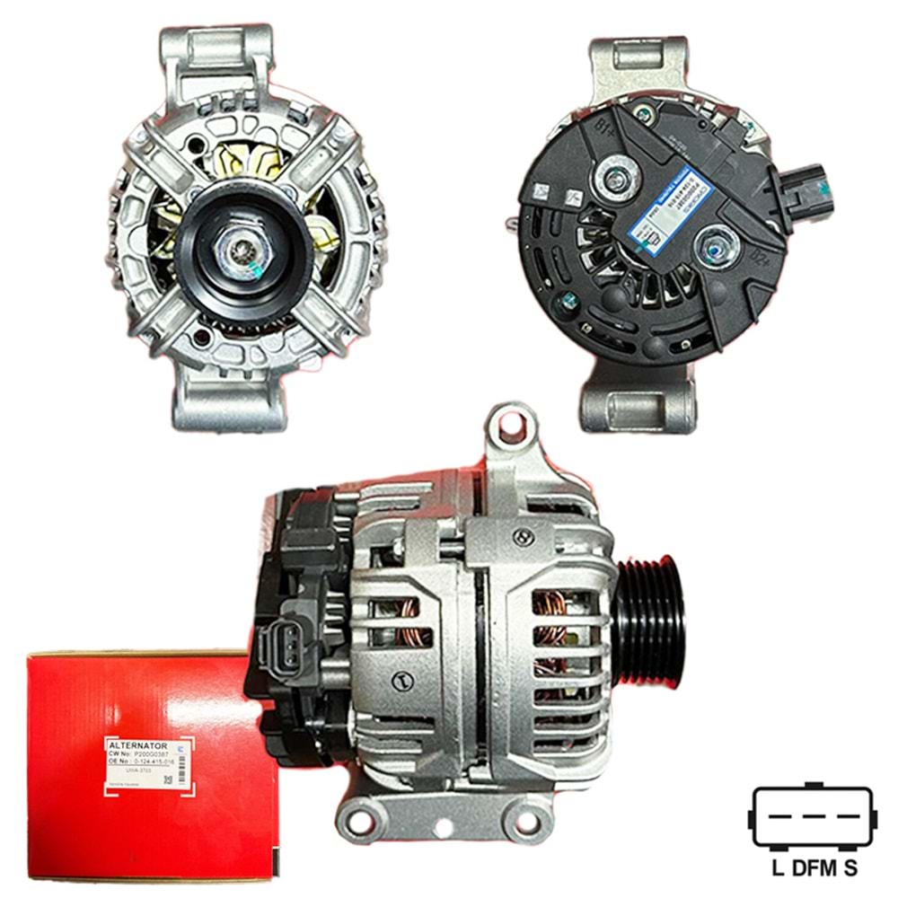 ALTERNATOR (TOYOTA TSUSHO) 12V 105 AMP FORD TOURNEO 2.0 TDCI - TRANSIT VI 2.0 TDCI 2002-2006 MODEL