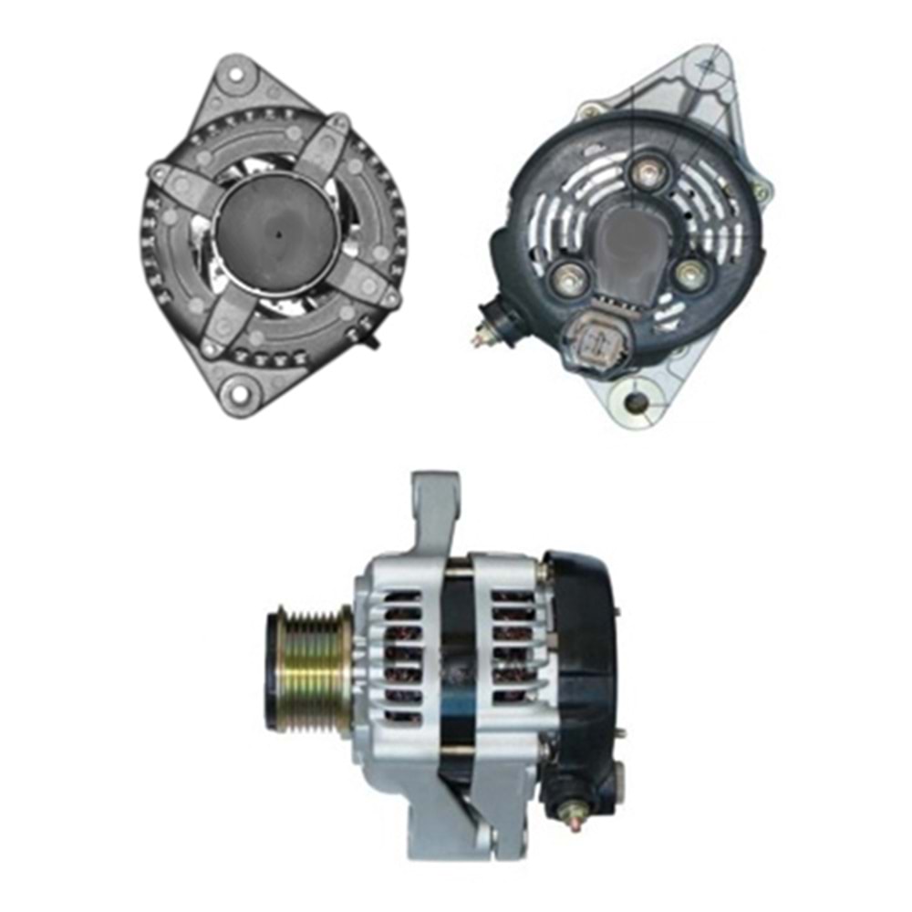ALTERNATOR 12V 80 AMP TOYOTA HIACE 2.5 D-4D - HILUX 2.5 D-4D - 3.0D - LAND CRUISER 3.0 D-4D (104210-8020)