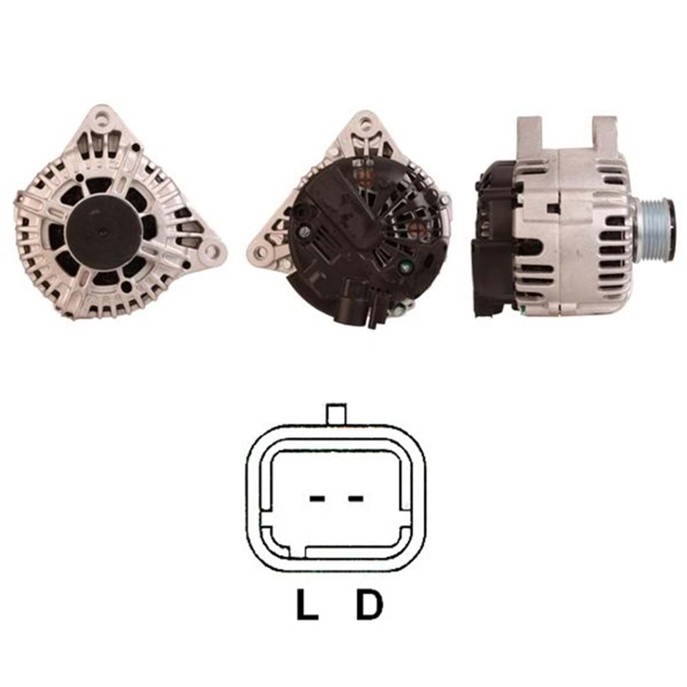 ALT. ALTERNATOR 12V 150 AMP CITROEN BERLINGO - C3 - C4 - C5 / PEUGEOT 207 - 3008 - 5008 - PARTNER 1.6 HDI