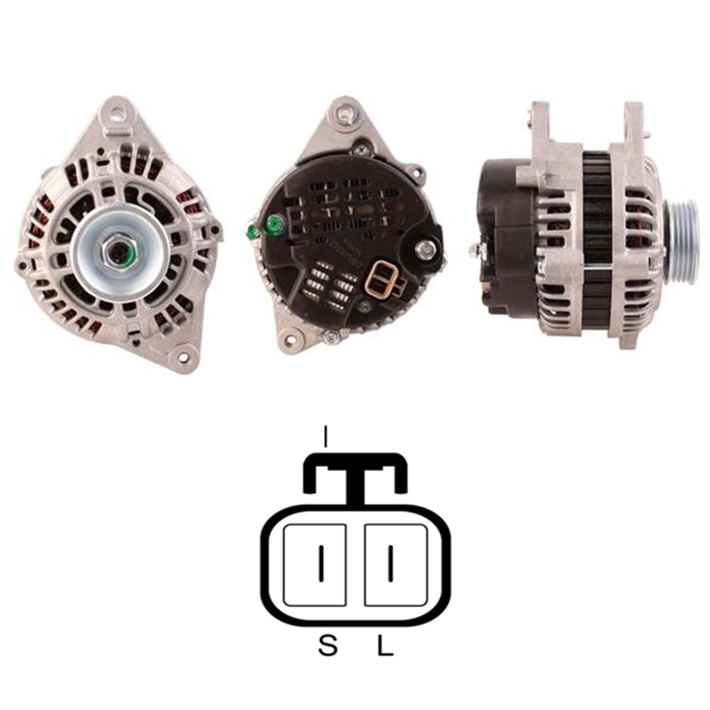 ALT. ALTERNATOR 12V 90 AMP HYUNDAI ACCENT - ELENTRA (L) (GNA-6037)