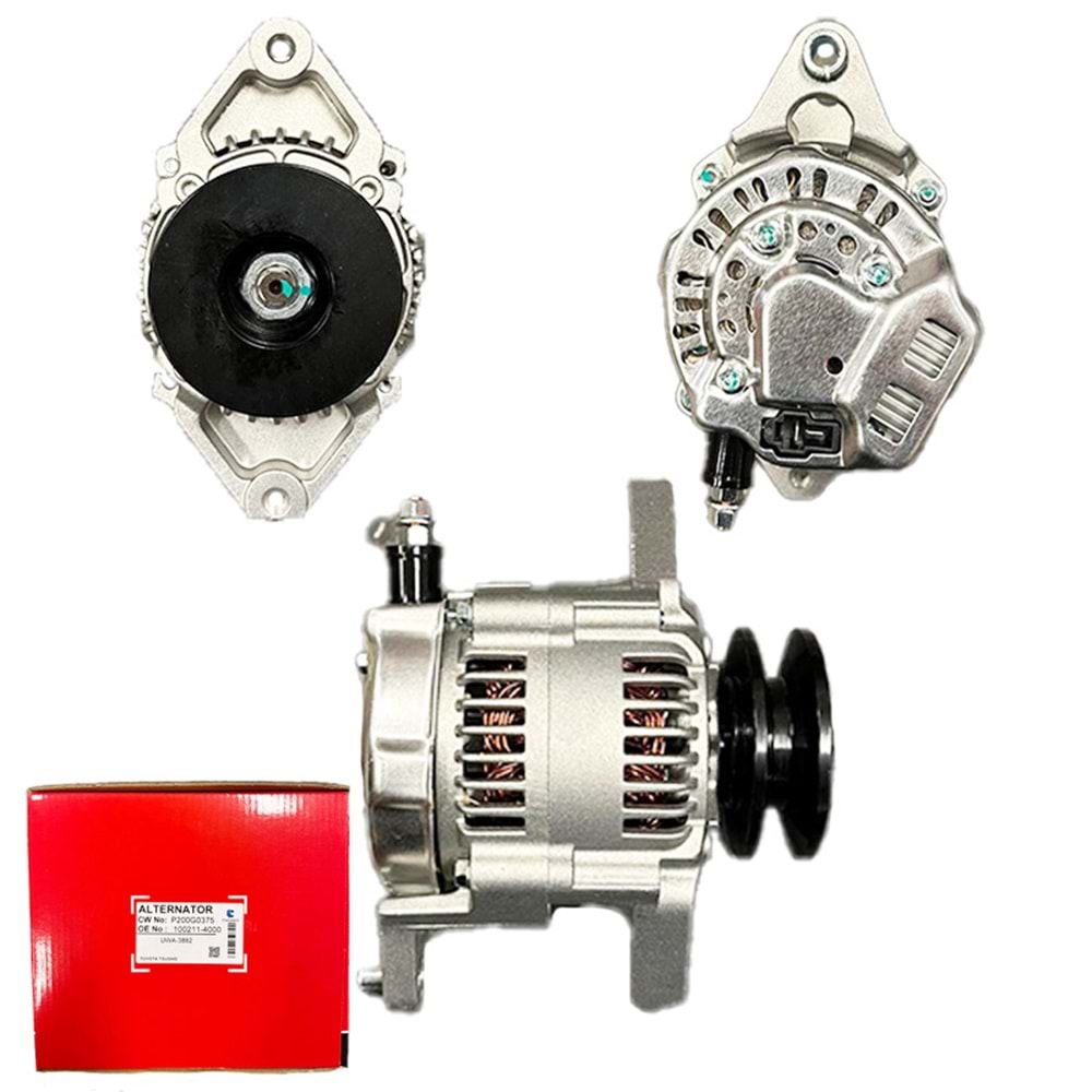 ALTERNATOR (TOYOTA TSUSHO) 12V 40 AMP KOMATSU / TOYOTA (100211-4000)