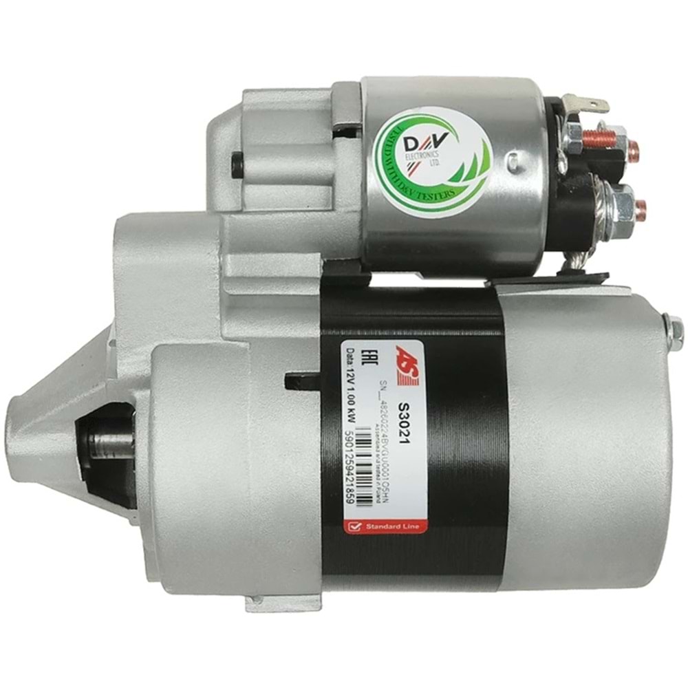 MARS MOTORU 12V 1,0 KW 8 DIS (CW) DACIA LOGAN 1.4 - 1.6 / RENAULT CLIO - KANGOO - MEGANE - THALIA 1.4 - 1.6 (UMM