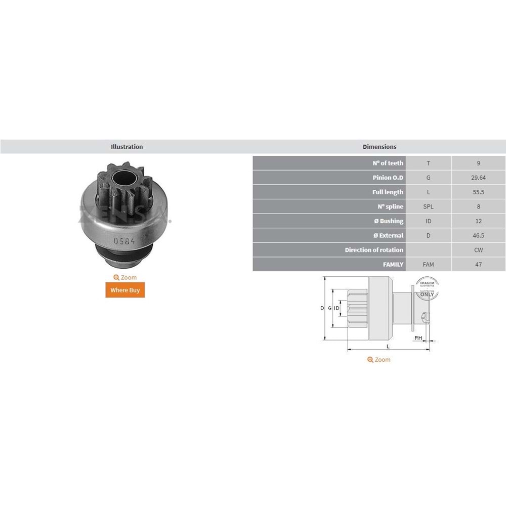 MARS DISLISI 9 DIS KUBOTA EXCAVATOR - TRAKTOR / KIA PRIDE