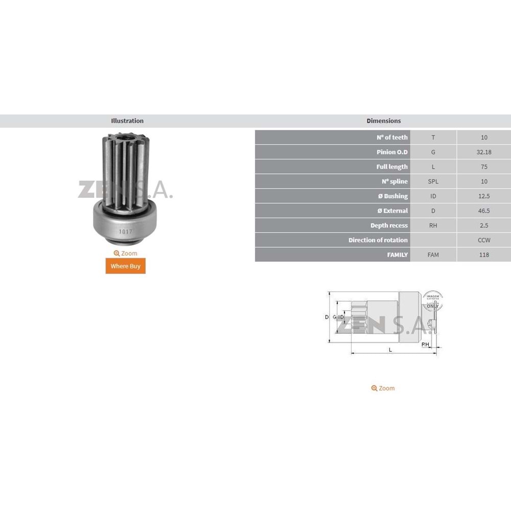 MARS DISLISI 10 DIS NISSAN MAXIMA (CCW)