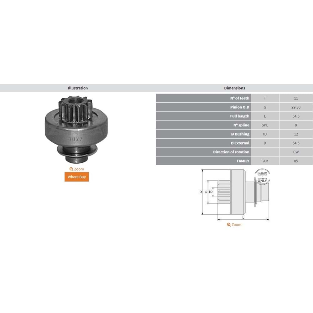 MARS DISLISI 11 DIS RENAULT 19 - 21 EXPRESS KISA / CITROEN JUMPER / PEUGEOT BOXER DIZEL