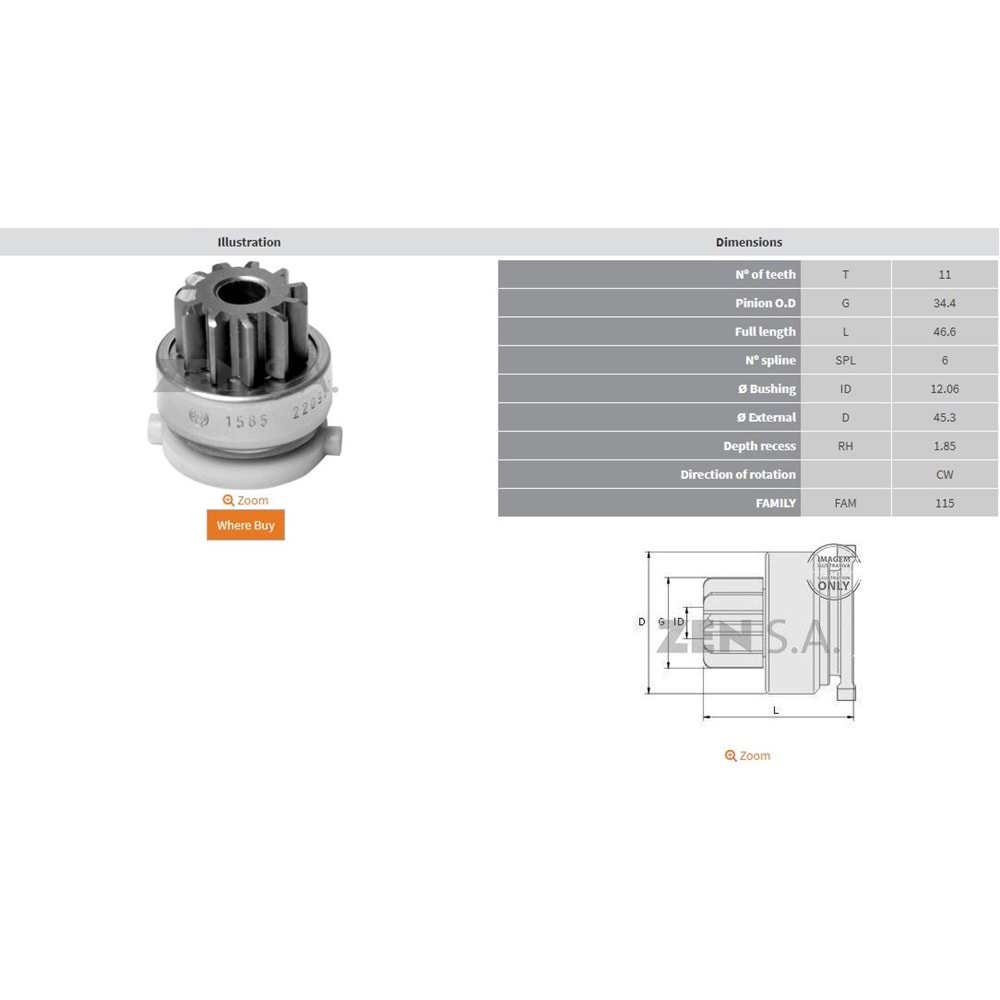 MARS DISLISI 11 DIS FORD ECOSPORT - ESCAPE - FOCUS - RANGER / JAGUAR / LINCOLN / MAZDA / MERCURY