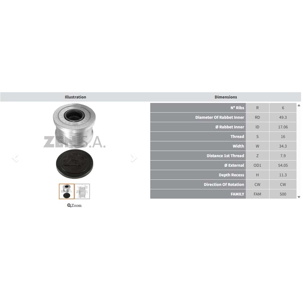 ALT. KASNAK RENAULT LAGUNA - MASTER - TRAFIC 1.9 DCI - 2.5 DCI / OPEL MOVANO - VIVARO 1.9 DTI - 2.5 DTI / NISSAN