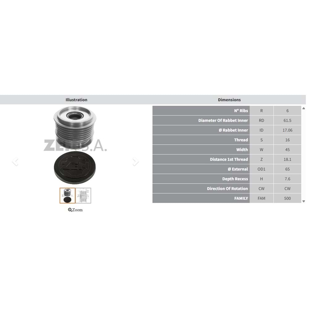 ALTERNATOR KASNAK ALFA ROMEO 159 1.9 JTDM / FIAT STILO - BRAVO 1.9 JTD / OPEL ASTRA - VECTRA 1.9 CDTI (6 KANAL)