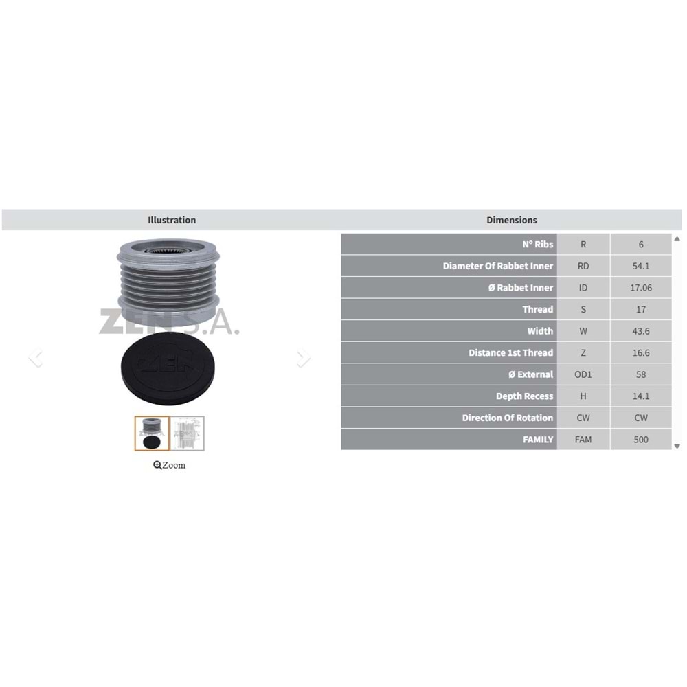 ALT. KASNAK FIAT LINEA - DOBLO - EGEA 1.6 JTD MULTIJET - DUCATO 2.0 JTD / OPEL COMBO 1.6 CDTI / ALFA ROMEO GIUIL