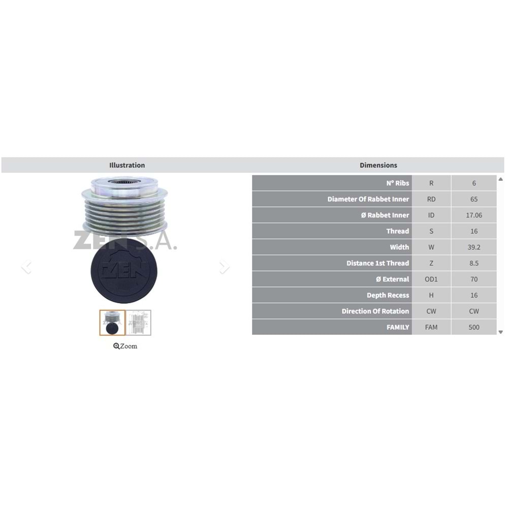 ALT. KASNAK MITSUBISHI PAJERO - L200 2.4 DI - D/2.5 D (6 KANAL)