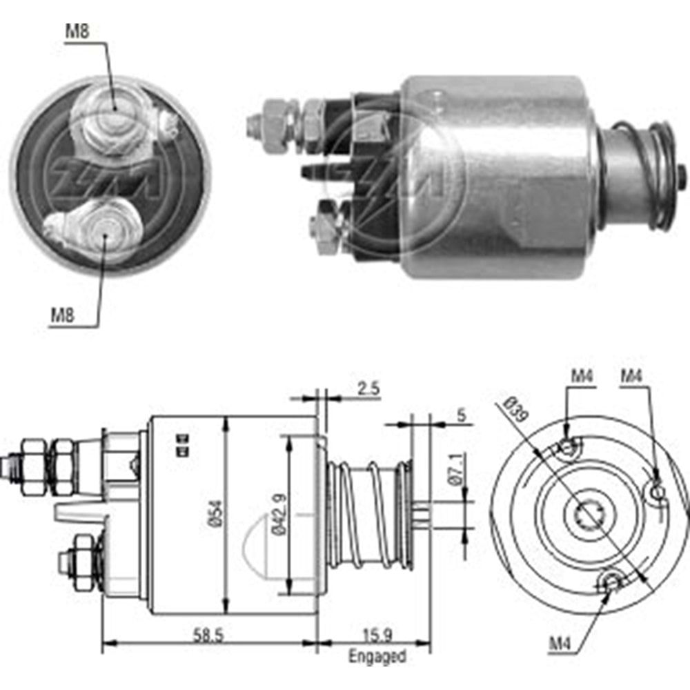 MARS OTOMATIGI 12V FIAT ALBEA - DOBLO 1.3 MULTIJET / OPEL CORSA - COMBO 1.3 CDTI (SVA-1495)