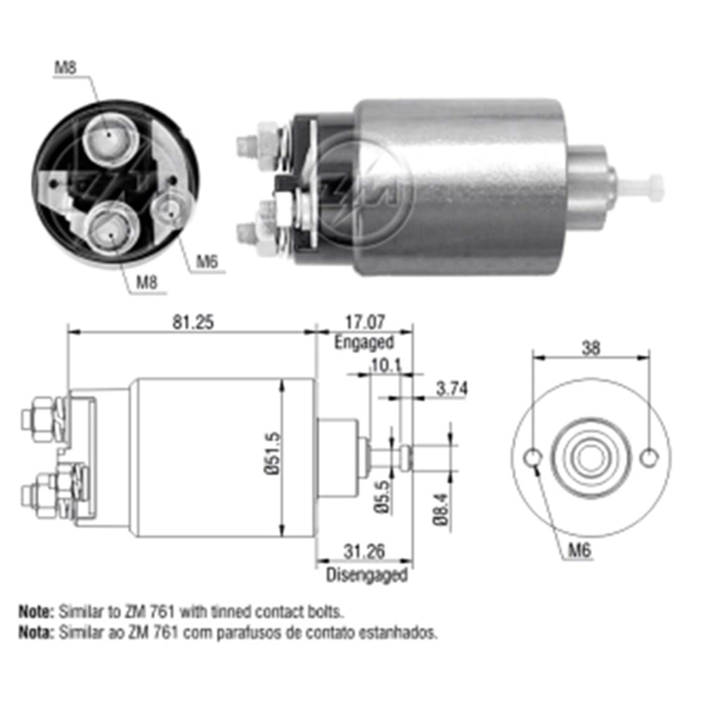 MARS OTOMATIGI 12V FORD CONNECT - FIESTA - FOCUS - TRANSIT - MONDEO - KA (CBS-F203 - SMO-1761)