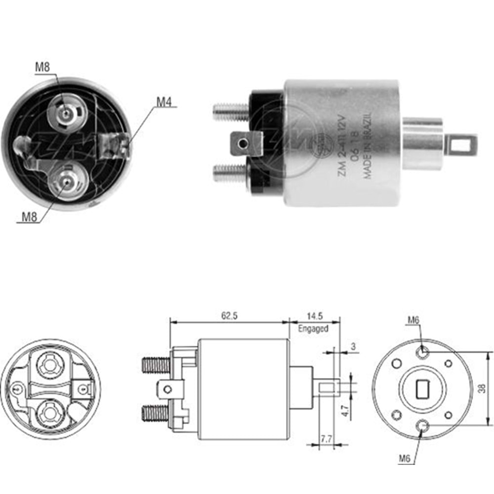 MARS OTOMATIGI 12V ISUZU THERMO KING DIESEL C201 (SS-1222)
