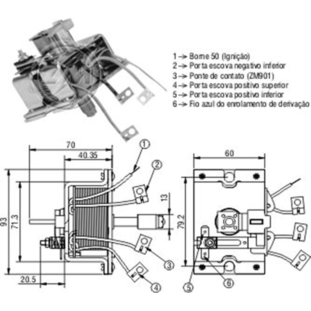 MARS OTOMATIGI 12V VOLVO CAMINHOES - LM218 - T800 - T810 - TRUCK