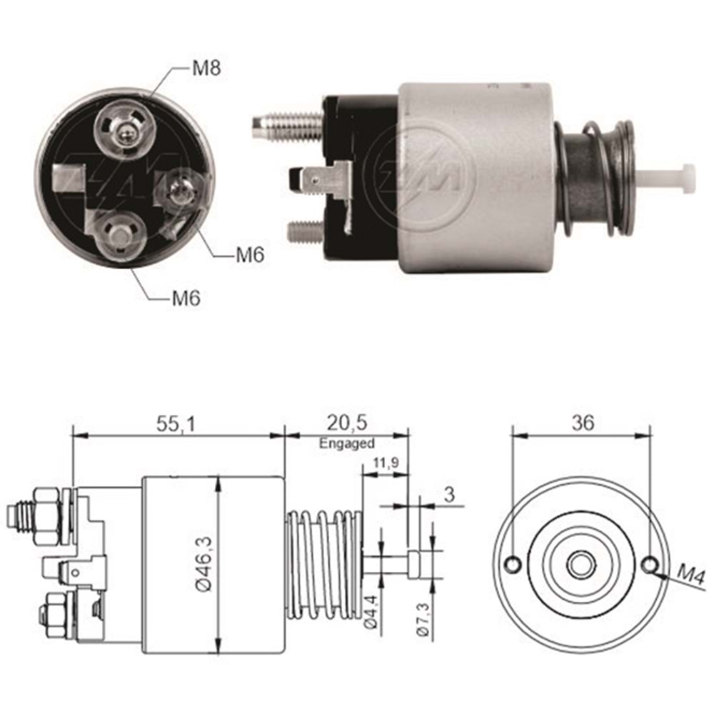 MARS OTOMATIGI 12V DAEWOO KALOS - MATIZ / GM-CHEVROLET AVEO - KALOS - MATIZ - SPARK 1.0 - 1.2