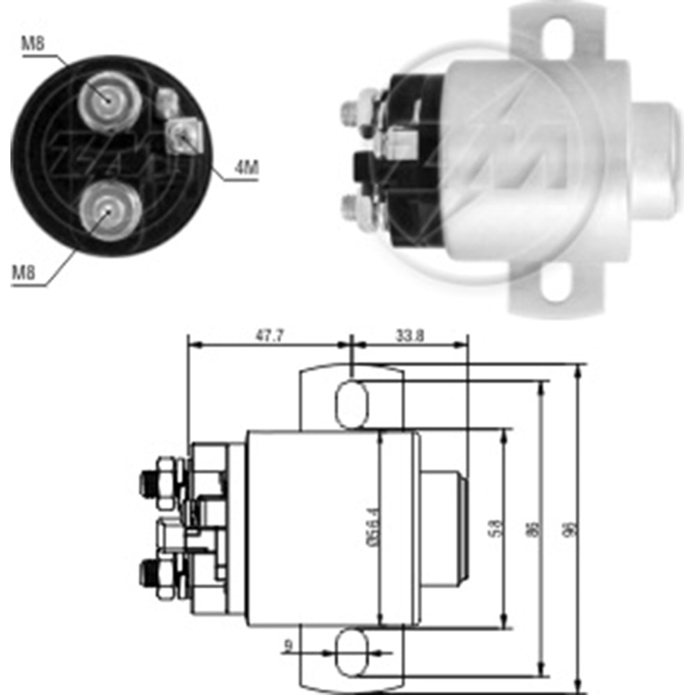 MARS OTOMATIGI 12V 300 AMPER UNIVERSAL TIP ARA OTOMATIK