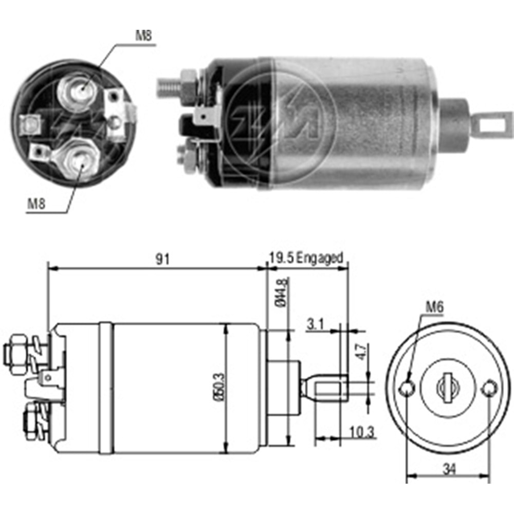 MARS OTOMATIGI 12V SAAB / VOLVO / AUDI / OPEL / PORSCHE