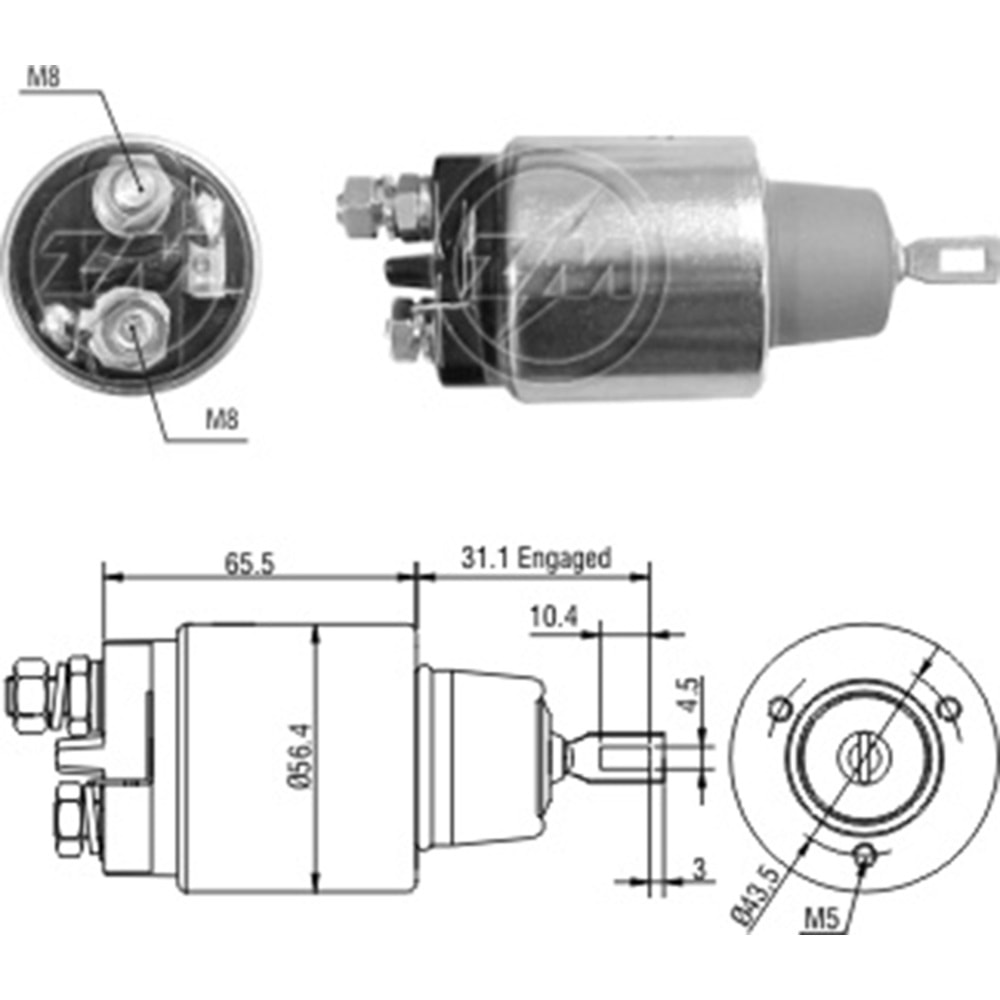 MARS OTOMATIGI 12V VOLVO 850 - S70 - S80 - V70