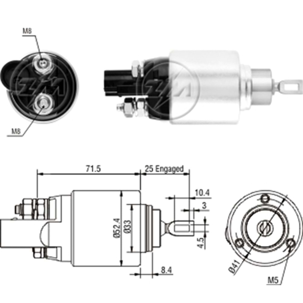 MARS OTOMATIGI 12V AUDI A3 - TT / SEAT / VOLKSWAGEN (SBO-0381)