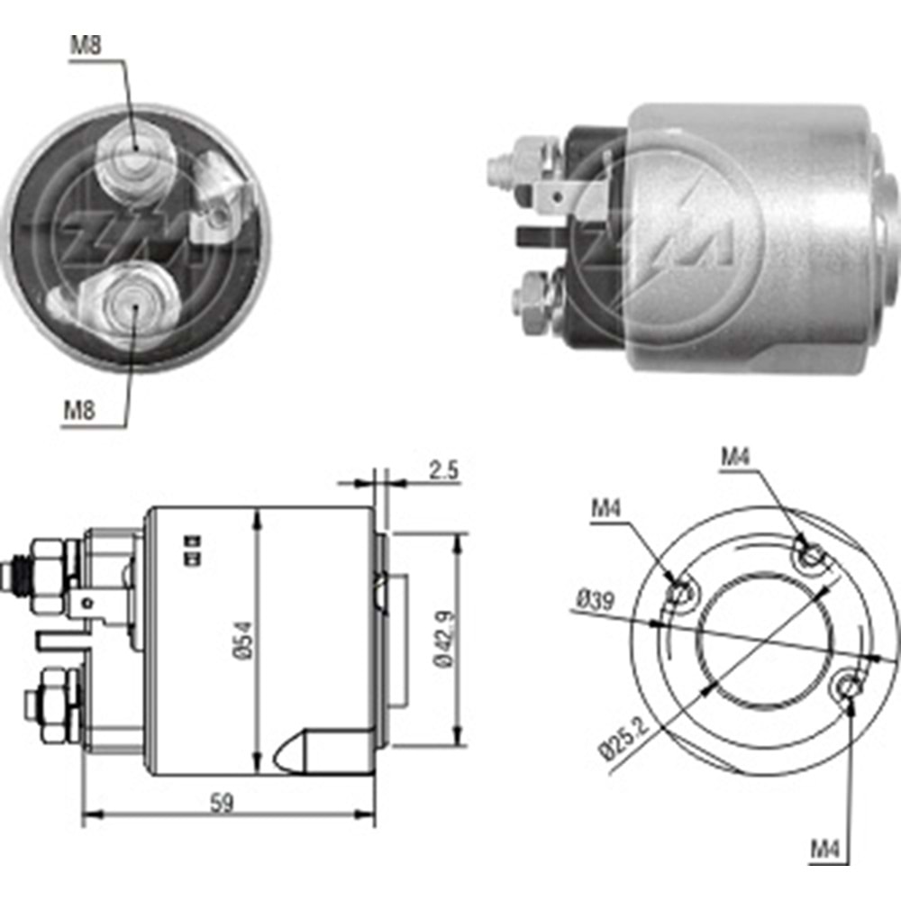 MARS OTOMATIGI 12V RENAULT CLIO - KANGOO - MODUS - TWINGO D7E1 - D7E35 (SVA-4495)