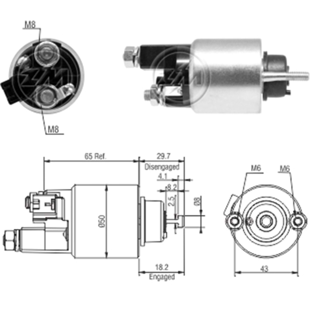 MARS OTOMATIGI 12V TOYOTA COROLLA - ECHO - PASEO - TERCEL - VERSO - YARIS (SS-1686)