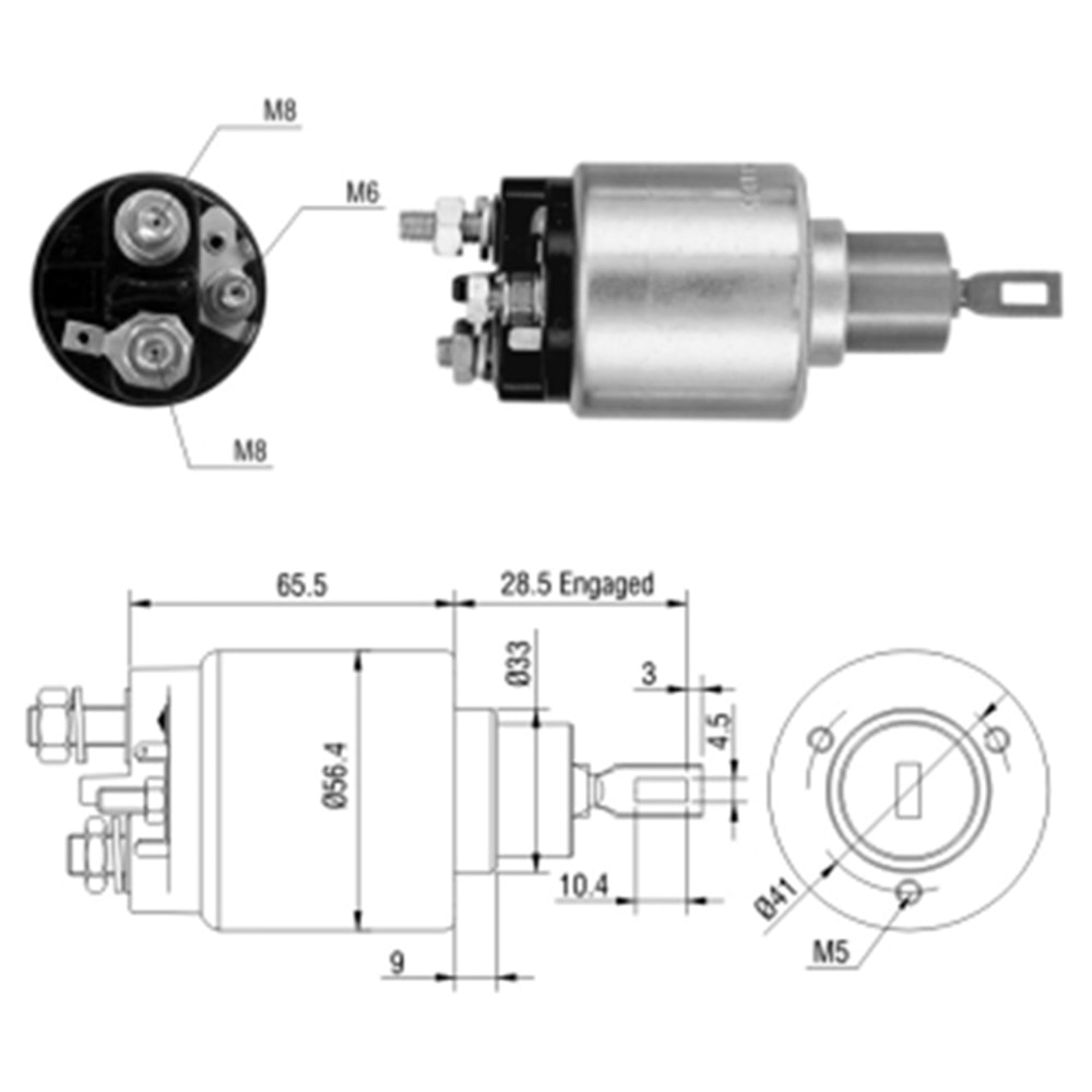 MARS OTOMATIGI 12V VOLKSWAGEN / MERCEDES-BENZ TEK CIVATA TEK FIS / PORSCHE 968