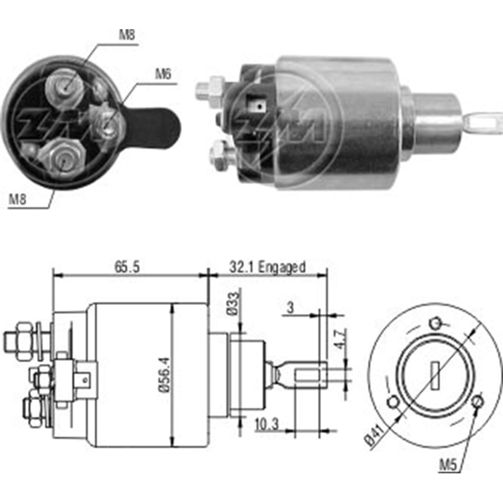 MARS OTOMATIGI 12V CHRYSLER SEBRING / CHRYSLER - DODGE AVENGER / EAGLE TALON / MITSUBISHI ECLIPSE