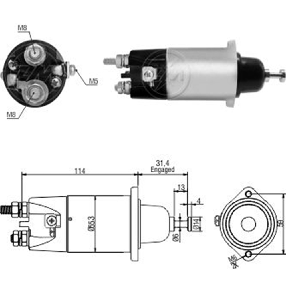 MARS OTOMATIGI 24V MITSUBISHI OTOBUS - FUSO CANTER - KAMYON (SMI-4898)