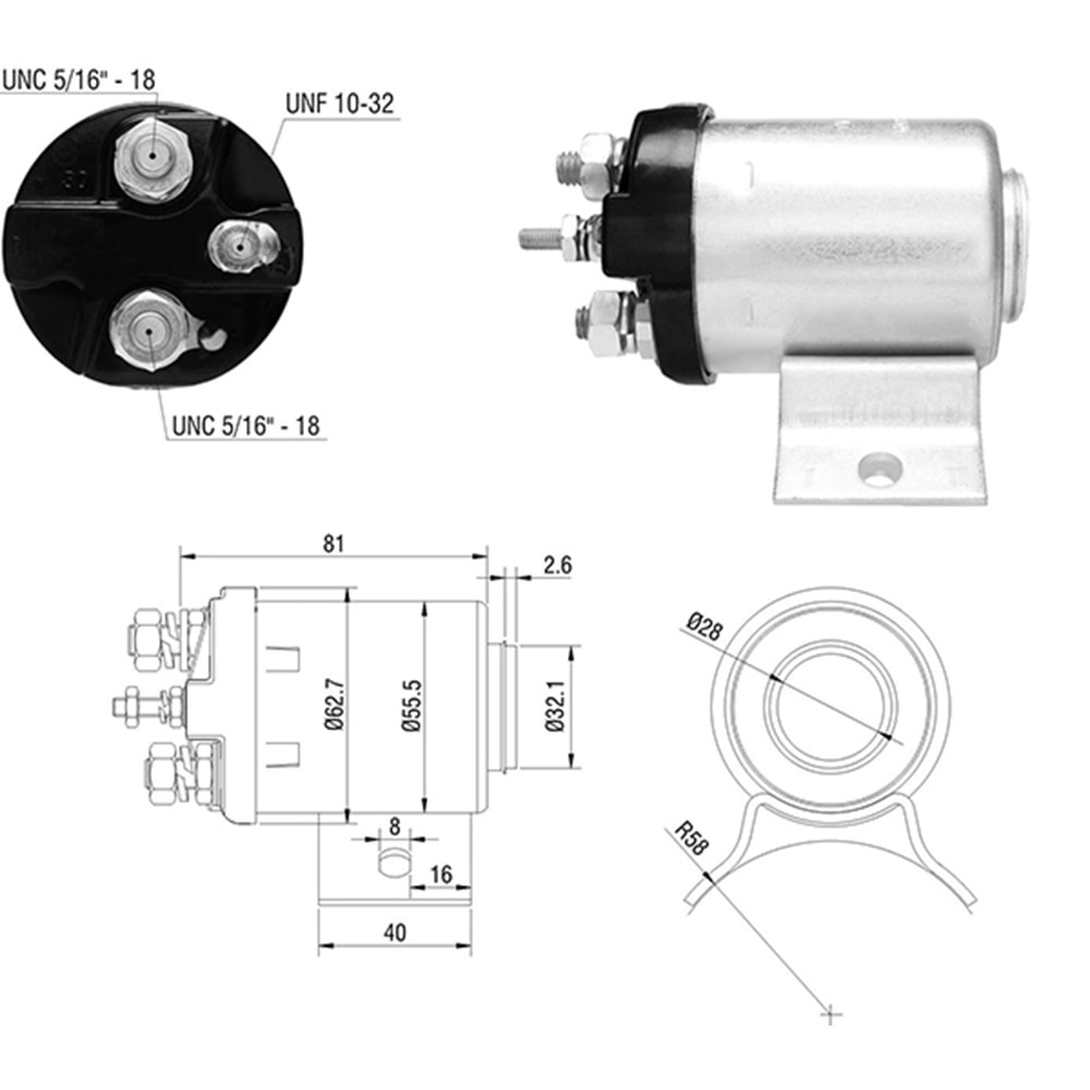 MARS OTOMATIGI 12V CLARK / EATON / FORD-WILLYS / HYSTER / MASSEY FERGUSON / MERCEDES-BENZ