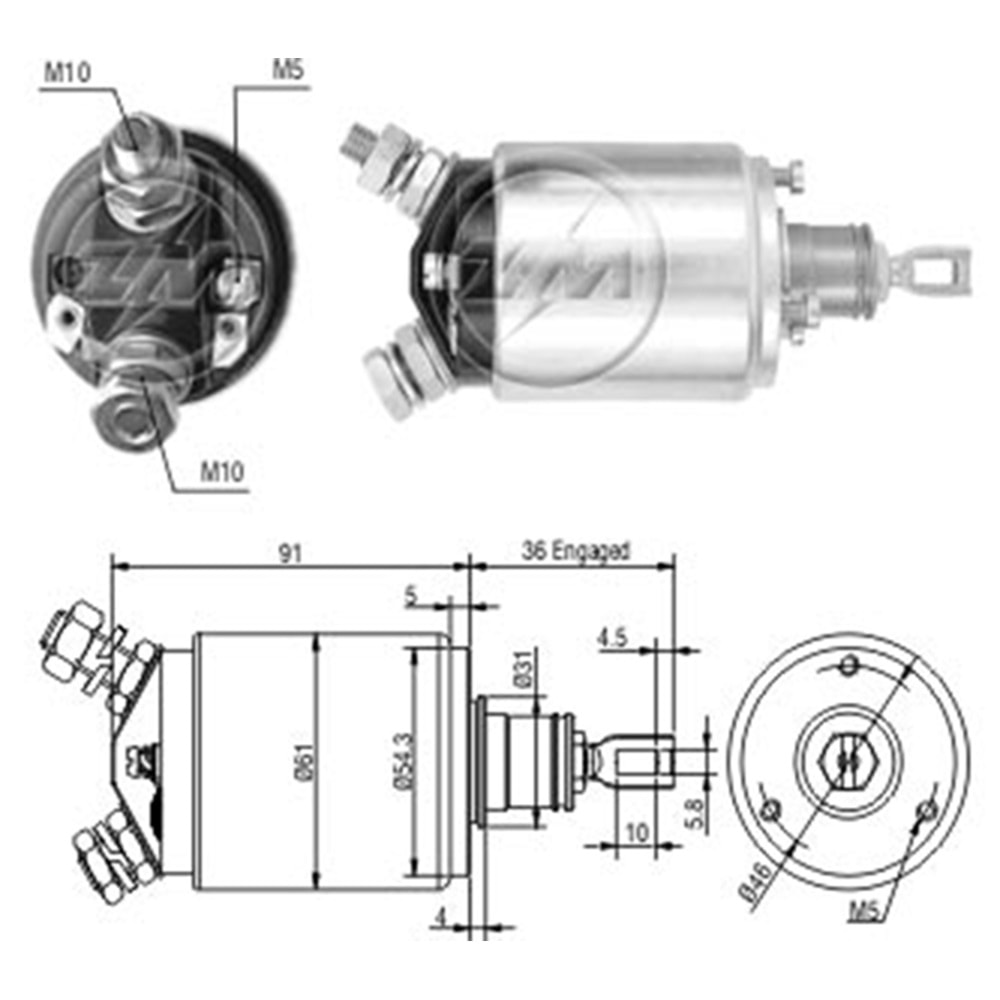 MARS OTOMATIGI 24V FIAT 100 - 130 - 70