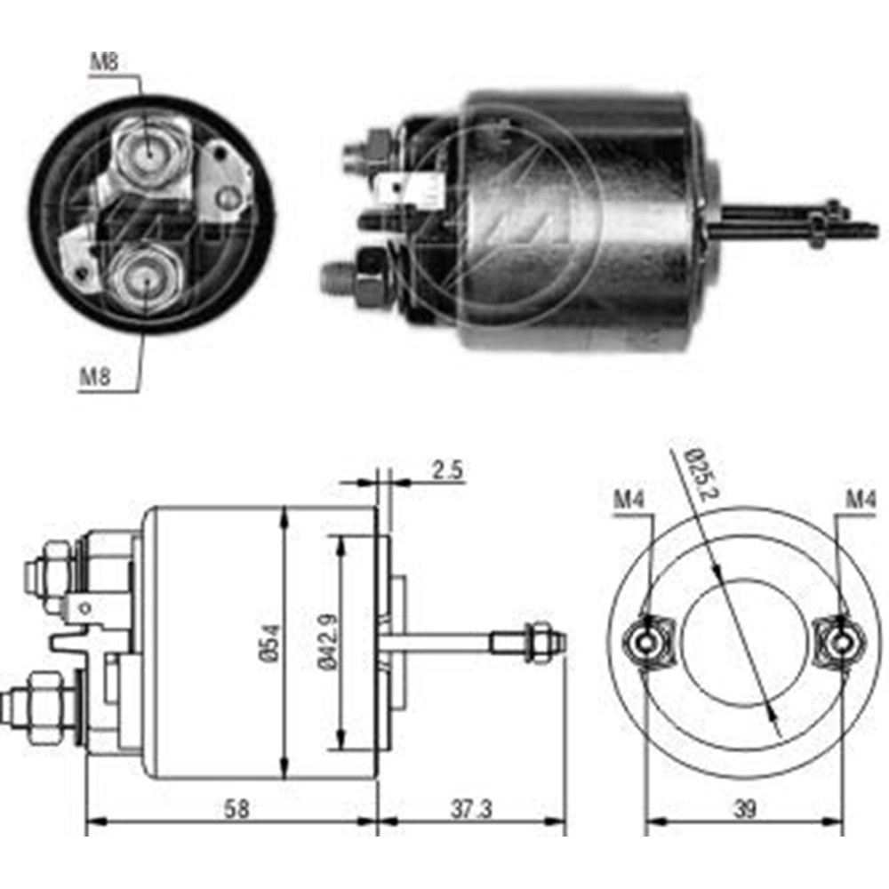 MARS OTOMATIGI 12V LAND ROVER / RENAULT 9 / PEUGEOT / CITROEN ESKI MODEL (CBS-P511)