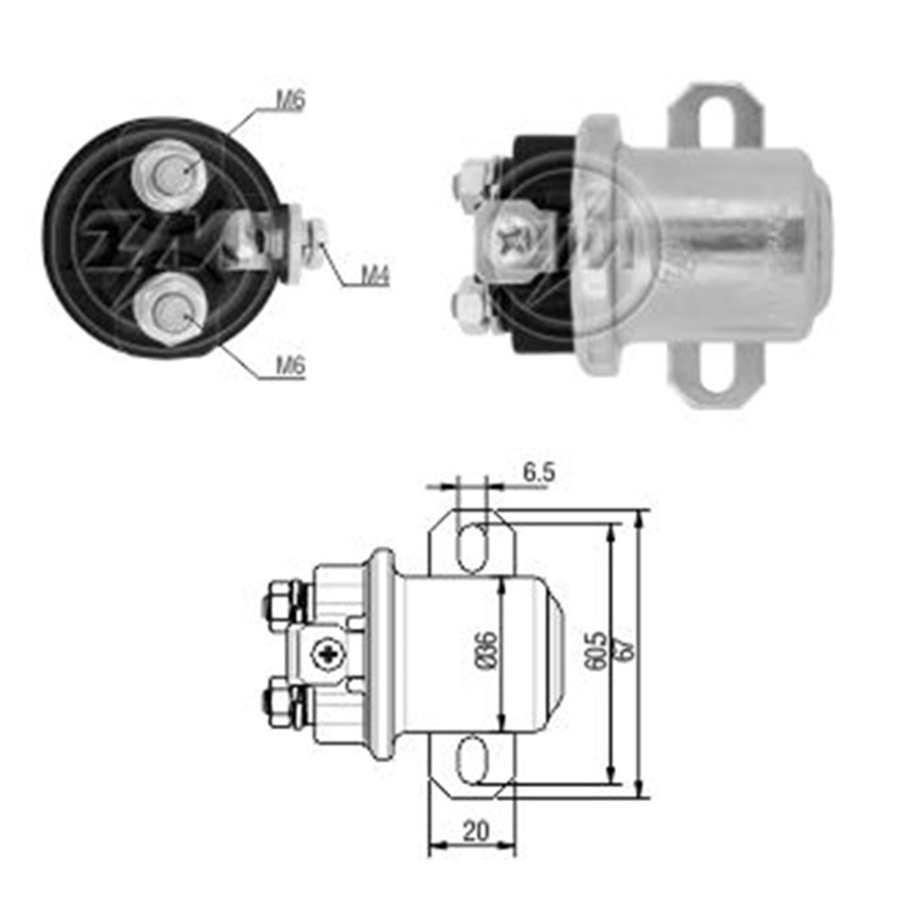 MARS OTOMATIGI 24V 37MT - 41MT MERCEDES-BENZ 1632 - 1634 - 1938 - 1944 - 2638 L - LS - LK - OH - 1628 YARDIMCI OTOM
